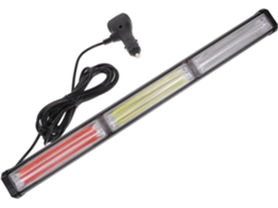 Luzes Estroboscópicas De Led Para Grade Carro, Cob De 3 Segmentos Vermelho E Azul, Lâmpada De Proteção Para Choque