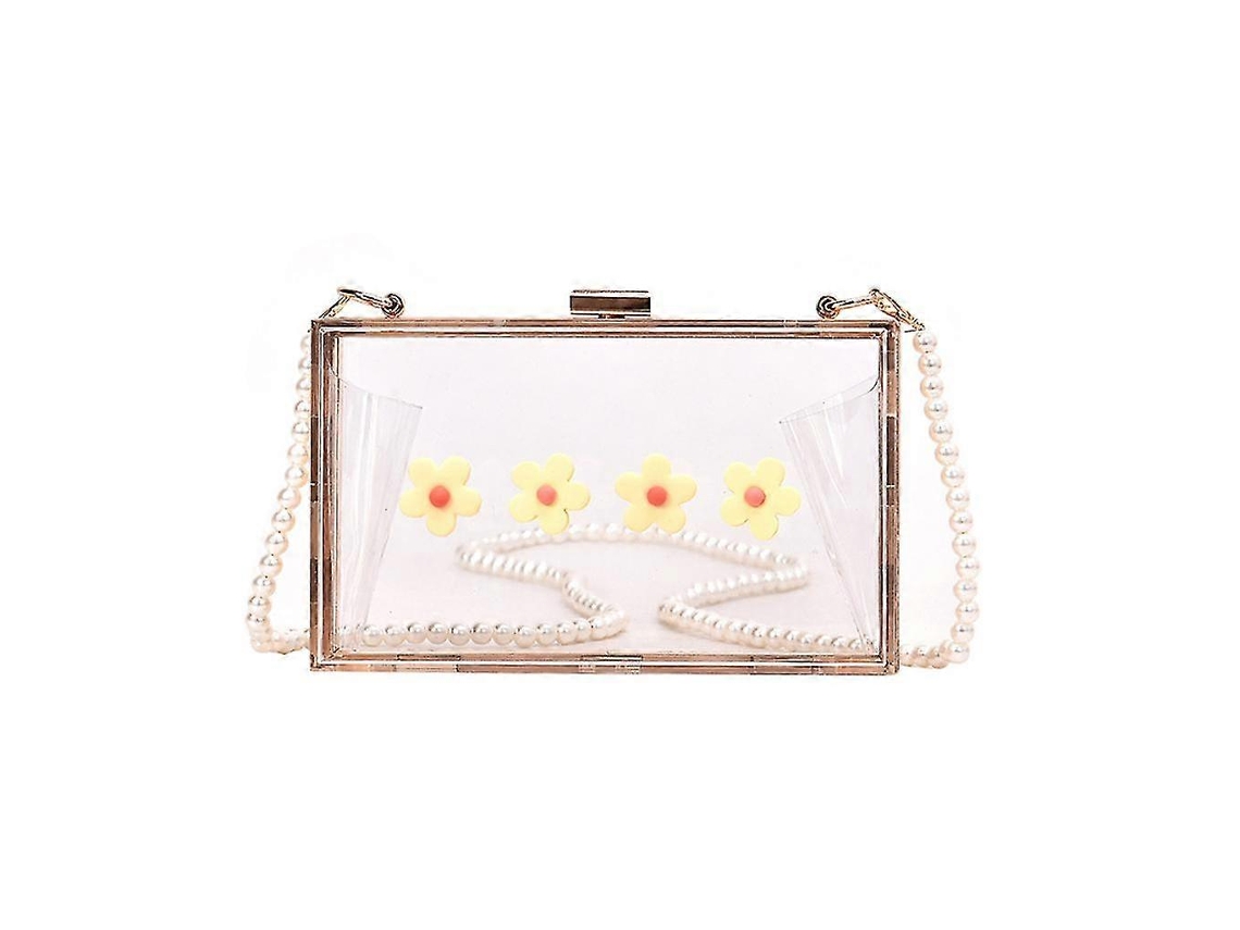 Bolsa Feminina Transparente Para Festa À Noite, Bolsa De Ombro Clutch Para Baile De Formatura, Casamento