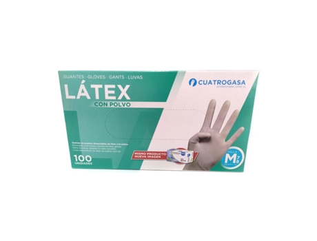 Luva Latex com Pó com 100 M