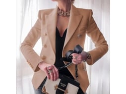 2026 jaqueta Formal para Mulher 2023 Traje de Trabalho Office Lady Blazer de Poliéster Manga Longa Tamanho S 3xl