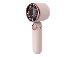 Mini Ventoinha Portátil Com Ecrã Digital, Velocidade Ajustável, Recarregável Por Usb, Para Uso Doméstico E No Exterior Sem Verão