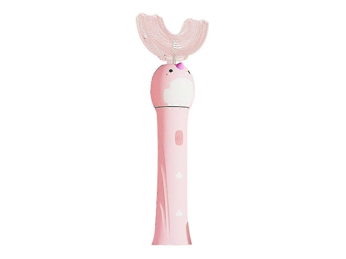 Escova De Dentes Elétrica Infantil Para Meninos E Meninas, Em Formato De U, Limpeza Oral 360°, Escova De Dentes Elétrica Sem Usar As Mãos, Alta Q