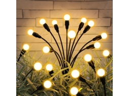 Luminária Solar Led, 2 Unidades, 10 Díodos, Resistente À Água, Para Jardim, Pátio, Caminho, Entrada E Áreas Exteriores
