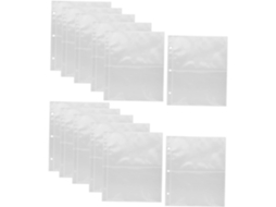 Recarga Para Álbum De Fotos A5 12pcs Feuilles Pvc Distância De Trou 7cm - Pochettes Transparentes Para