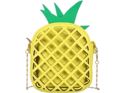 Bolsa De Ombro Adorável Com Corrente E Estampa De Frutas.