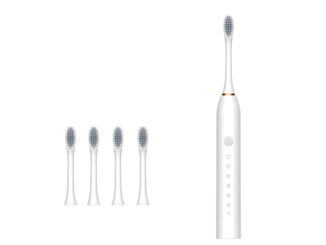 Escova de Dentes Elétrica ZMDECQNA de Cerdas Macias Vibratória Doméstica Tipo de Carregamento Ultrassônica Automática para Adultos
