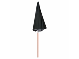 Maison Exclusive - Guarda-sol De Jardim Com Poste De Aço 240 Cm Antracite
