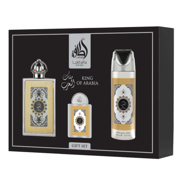 Pride King Of Arabia | Eau De Parfum 100 Mleau De Parfum 20 Mldesodorante 200 Ml Lattafa