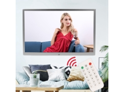 Porta-retratos Digital Hd De 15,2 Polegadas Com Controle Remoto, Compatível Com Vídeos, Músicas, Relógio E Calendário. Adaptador De Tomada, 240 V