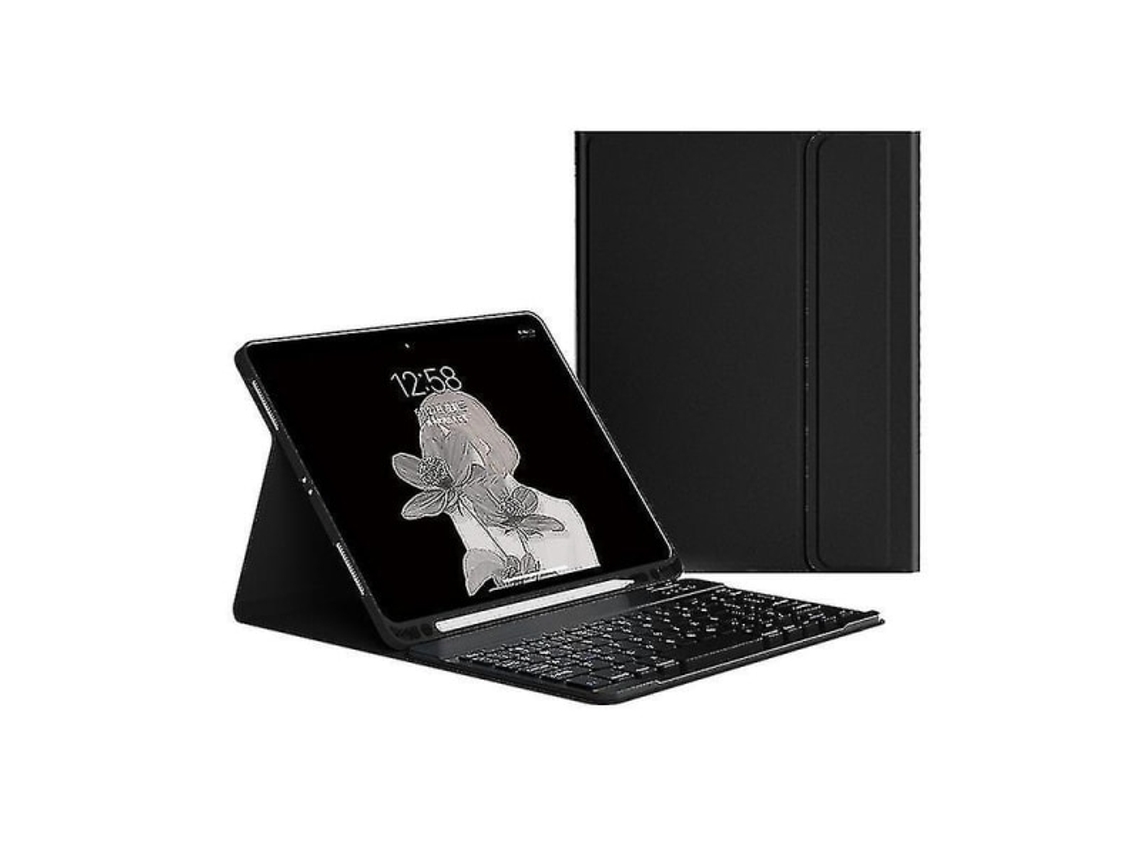 Capa Com Teclado Para Ipad 9ª, 8ª, 7ª E 10,2 Pol. (2021, 2020, 2019) - Roxa