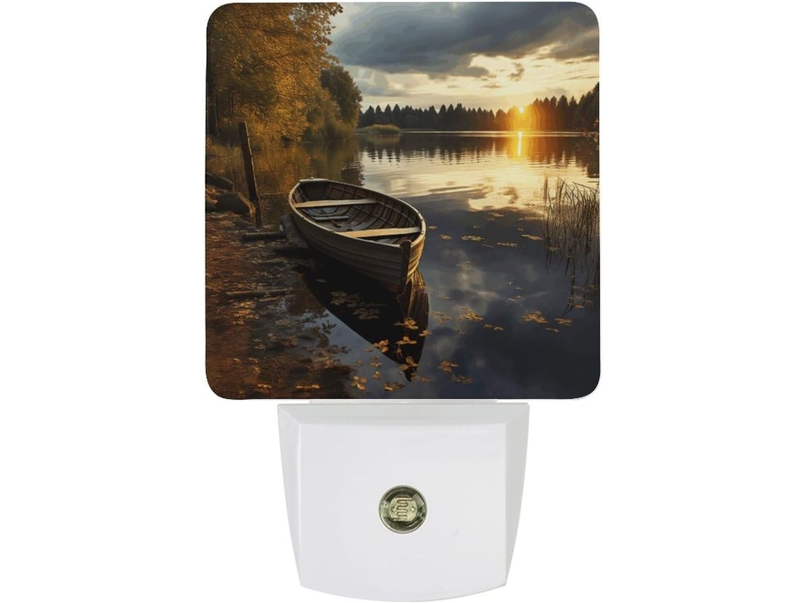 Luminária Noturna De Parede Led Com Plugue, Luminária Noturna Com Acendimento Automático, Luminária Noturna Com Sensor