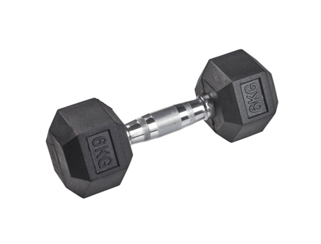 Haltere de Borracha Hexagonal TANGA SPORTS