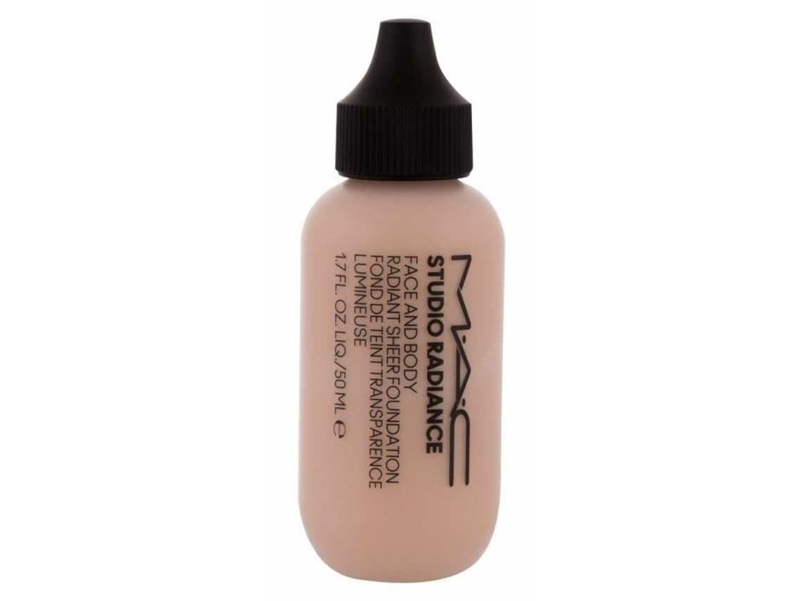 Mac 50ml Estúdio Radiance Visage E Corpo Fundamento Radiante Transparente, N2, Maquiagem