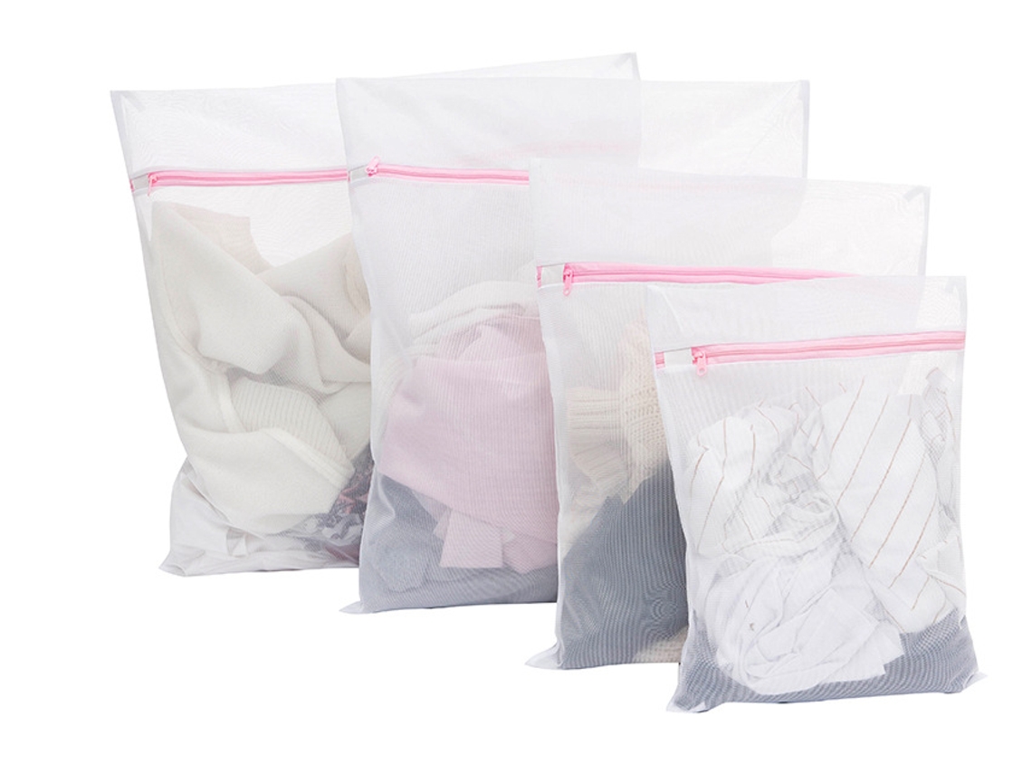 Conjunto de 4 Sacos Roupa Suja em Rede BRILVIBERA