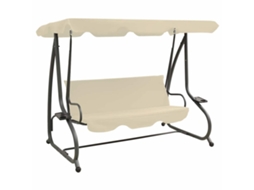 Swing Bench, Swing Benches Vidaxl Branco Tecido (n/a)