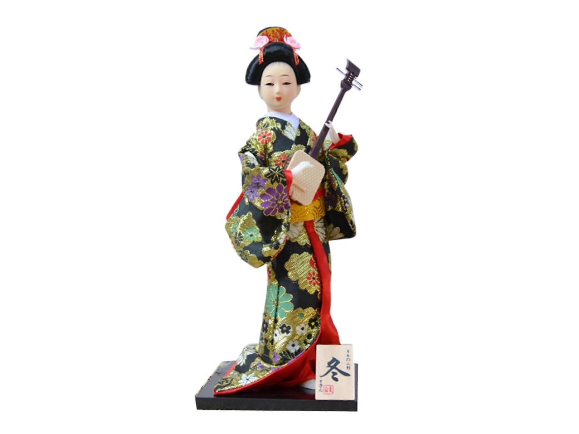 Figurina De Kimono Japonês 12 Polegadas, Peça Decorativa, Para Restaurantes E Casastyle E