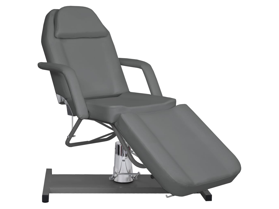 Vidaxl Mesa De Massagens 180x62x (87-112) Cm Cinzento