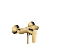 HANSGROHE Talis E misturadora monocomando de duche montada à superfície, Cor: Ouro polido