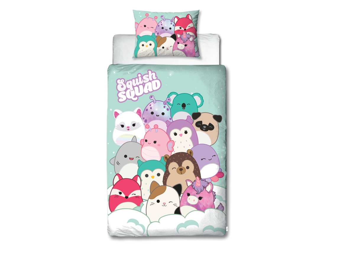 Squishmallows Bäddset Squish Squad 150x210cm
