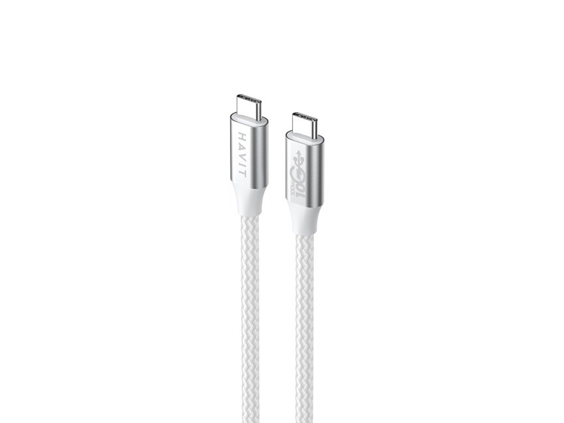 Cabo Tipo C Tipo C Cb6290 1 M Branco/cinzento Havit