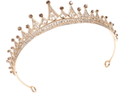 Tiara De Casamento Com Cristais, Acessório Para Cabeça De Noiva, Coroa De Casamento.