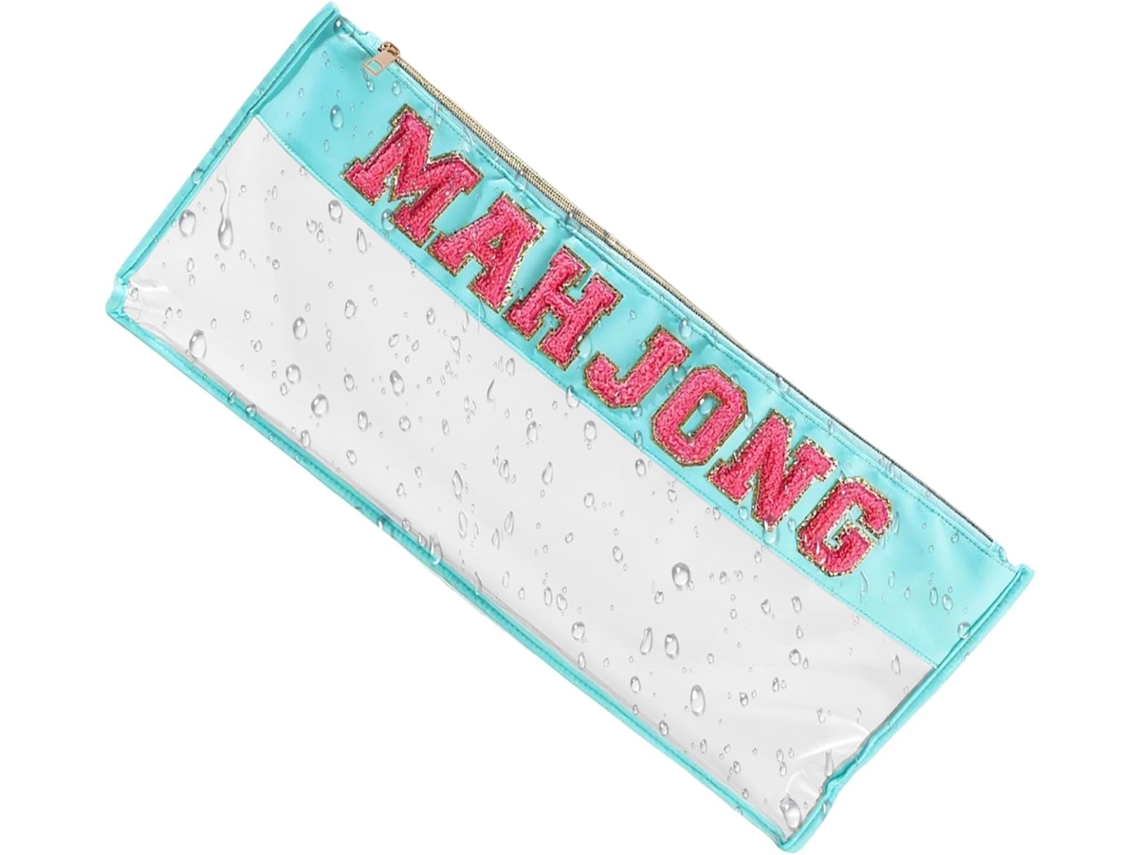 Bolsa Impermeável para Mahjong Porta Peças Grande e Portátil, Estojo Organizador com Estrutura CHABERLU