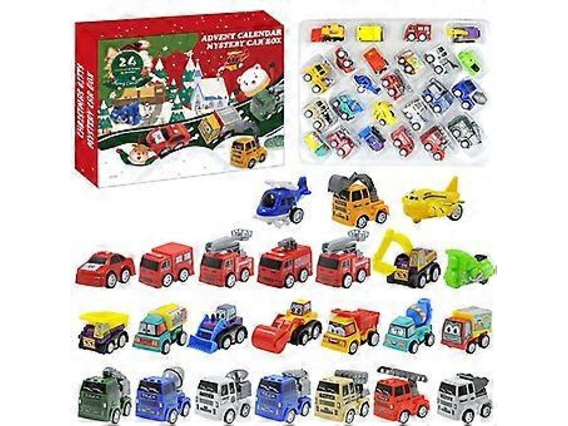 Calendário Do Advento Com Carrinhos De Brinquedo