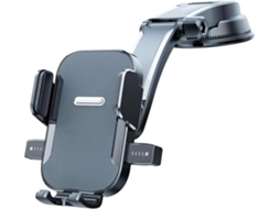 Novo Suporte De Carro Com Sucção Em Cascata, Suporte Versátil Para Celular E Smartphone, Para Larguras De Telefone (preto)
