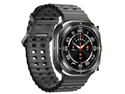 Smartwatch com chamadas Bluetooth, assistente de voz, previsão do tempo, música, frequência cardíaca, pressão arterial e modos multiesportivos, preto Bestvite