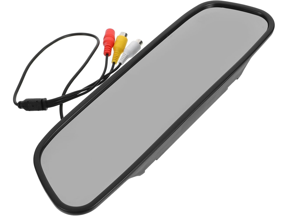 Tela De 5 Polegadas Para Espelho Retrovisor Automotivo Com Entrada Av Dupla Para Câmera.