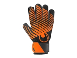 Luvas de Goleiro UHLSPORT Starter Resist+ Fm Laranja Resistentes a Terrenos Sintéticos Corte Classic