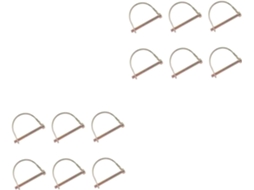 Conjunto De 12 Pinos D De Travamento Reforçados, Metal, Liga Metálica
