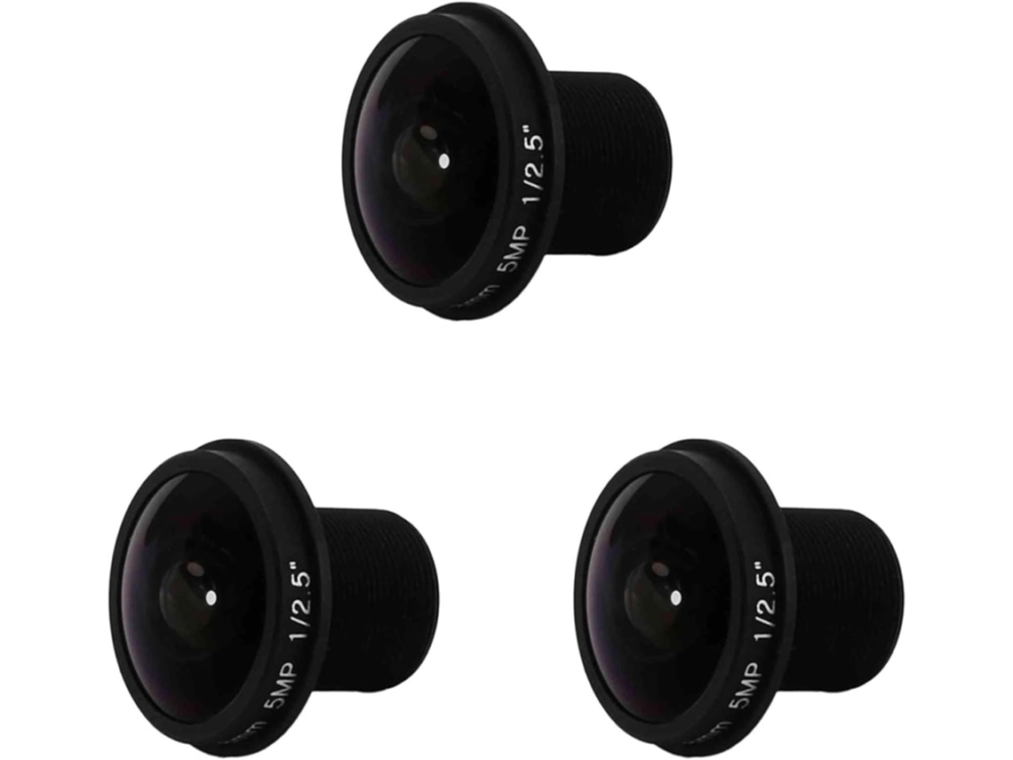 Lente Olho de Peixe Hd 3x para Cftv, 5mp, 1,8mm X 0,5, 1/2,5, F2,0, 180 Graus. SFUSHOS