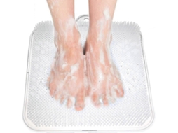 Massageador De Limpeza Pés Para Chuveiro, Esfoliante Spa Com Ventosa Melhora A Circulação Dos P És E Reduz Dor Nos (br