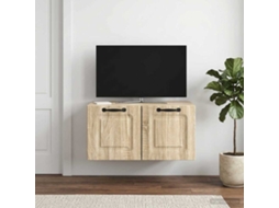 Vidaxl Gabinete De Tv De Parede Carvalho Sonoma 59,5 X 41 X 30 Cm