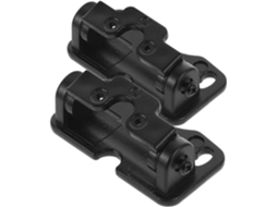 Suporte à prova d'água para câmera veicular em plástico preto