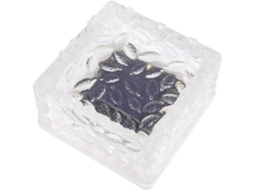 Luminária Solar De Jardim Em Formato De Cubo De Gelo, Luz Decorativa Solar Para Quintal Ou Pátio.
