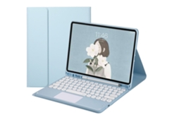 Lurelia Capa Com Teclado Bluetooth Para Xiaomi 5pro Com Tipo De Toque E Azul Acinzentado