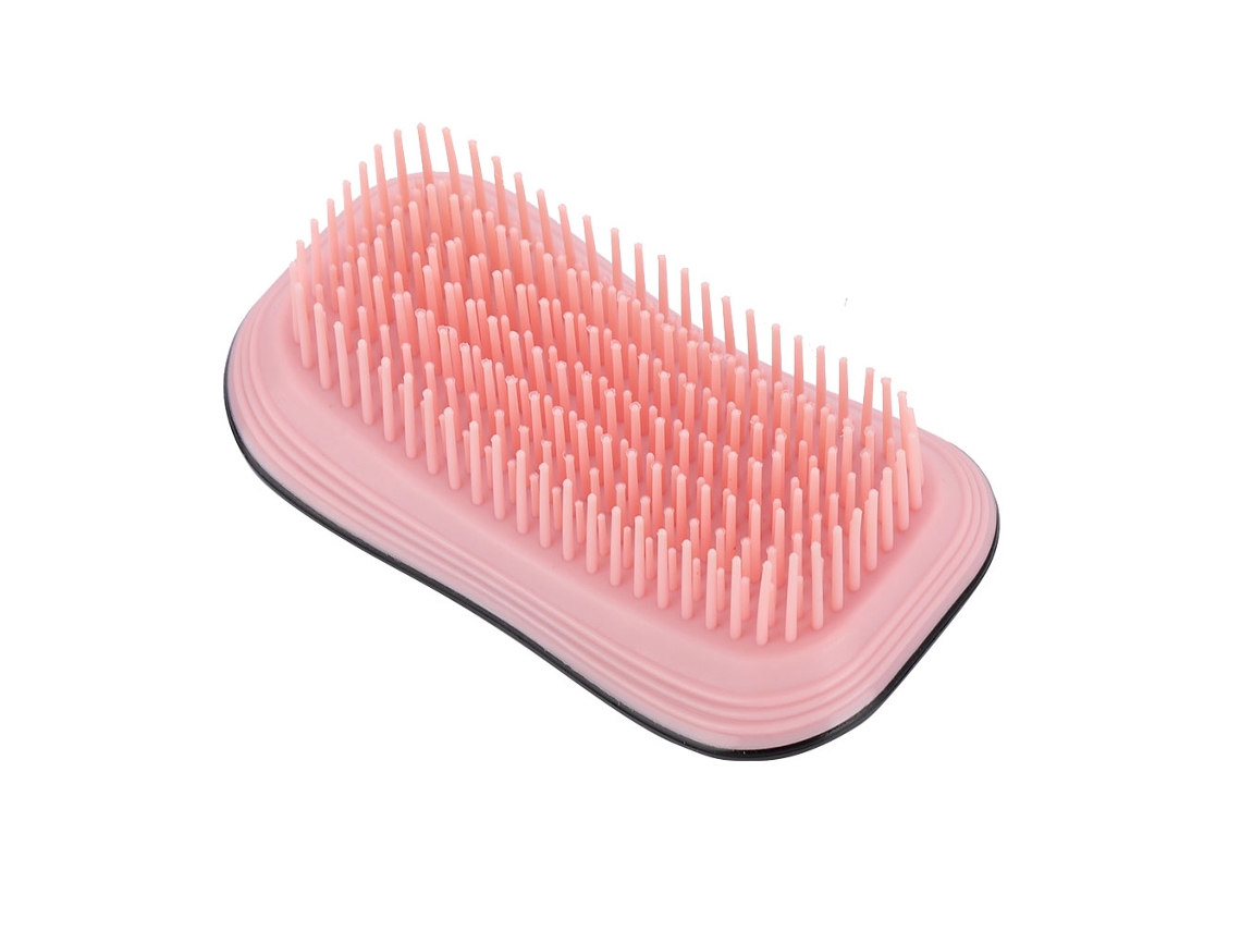 Pincel Para Alisar O Cabelo Com Massagem Eletroplatado Portátil Ferramenta De Cabeleireiro Estilo Preto
