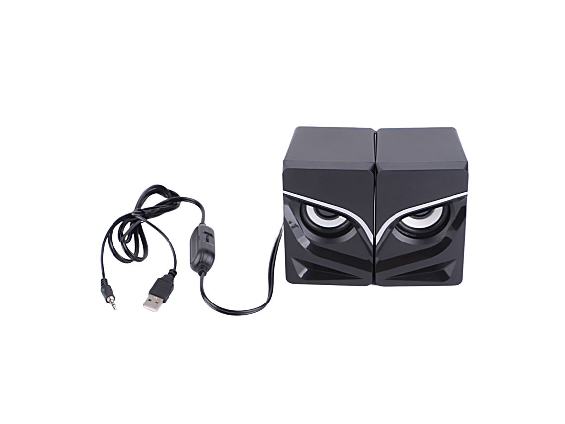 Caixa De Som Sada V-128 Mini Usb 2.1 Subwoofer Para Computador Laptop Celular Notebook Estéreo Pequeno