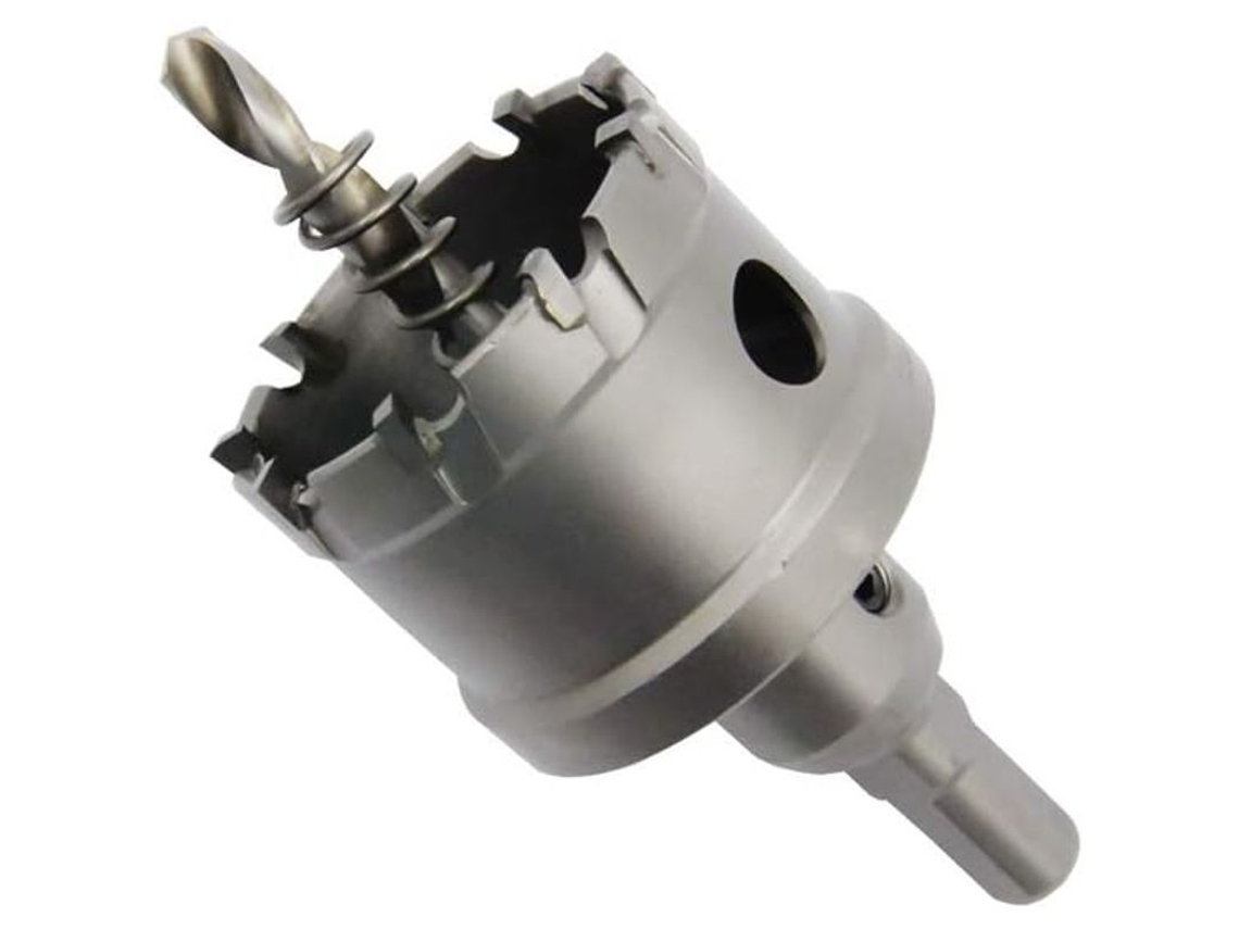 Broca de metal duro TCT de grau industrial para aço inoxidável, 45 mm (1-3/4'')
