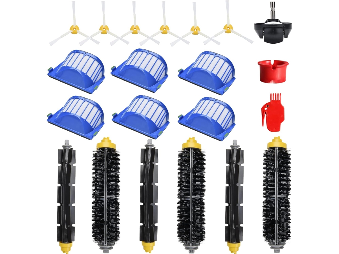Kit de Acessórios Roomba para Irobot Série 600 671 692 694 6 BRILVIBERA