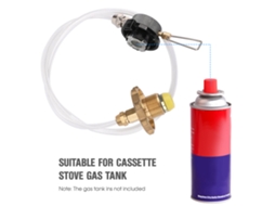 Adaptador de Fogão a Gás para Camping e Recarga