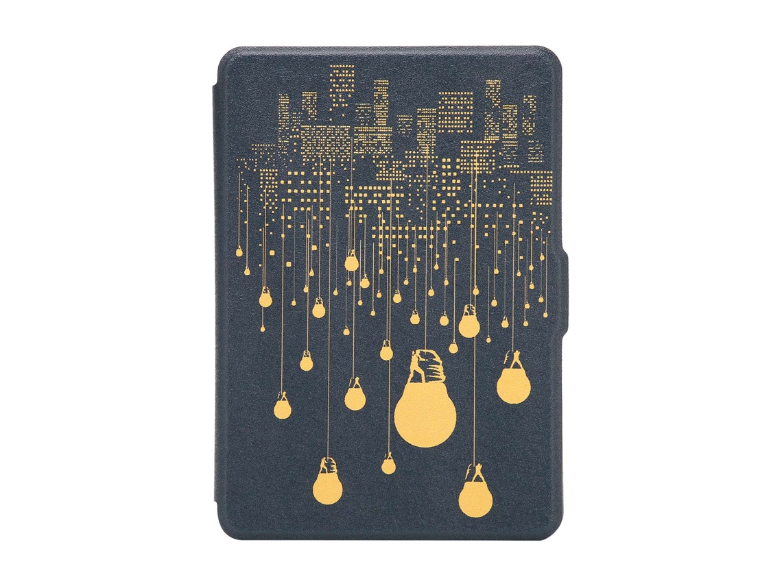 Aetheria capa Protetora de Couro Pu Pintada para Leitor de Ebook Paperwhite 1/2/3
