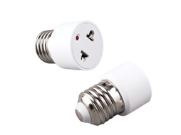 Adaptador de Base Lâmpada E27 para Conversão em Tomada Elétrica, Quantidade por Embalagem BRILVIBERA