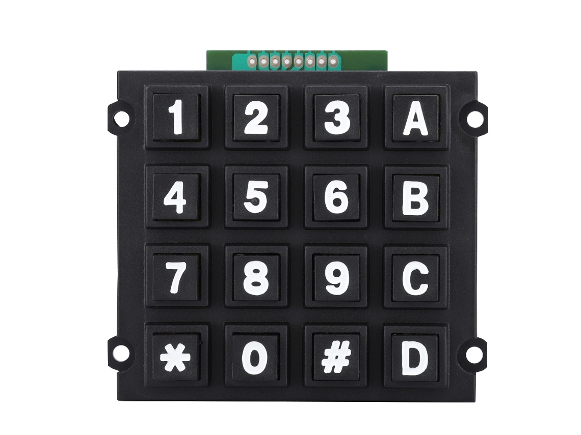Módulo de teclado externo 4x4 com 16 botões para microcontroladores MCU | S/MARCA