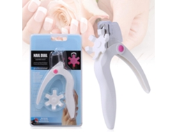 Conjunto de 2 Tesouras para Unhas com Luz Led Branco Embalagem com Cartão de Inserção
