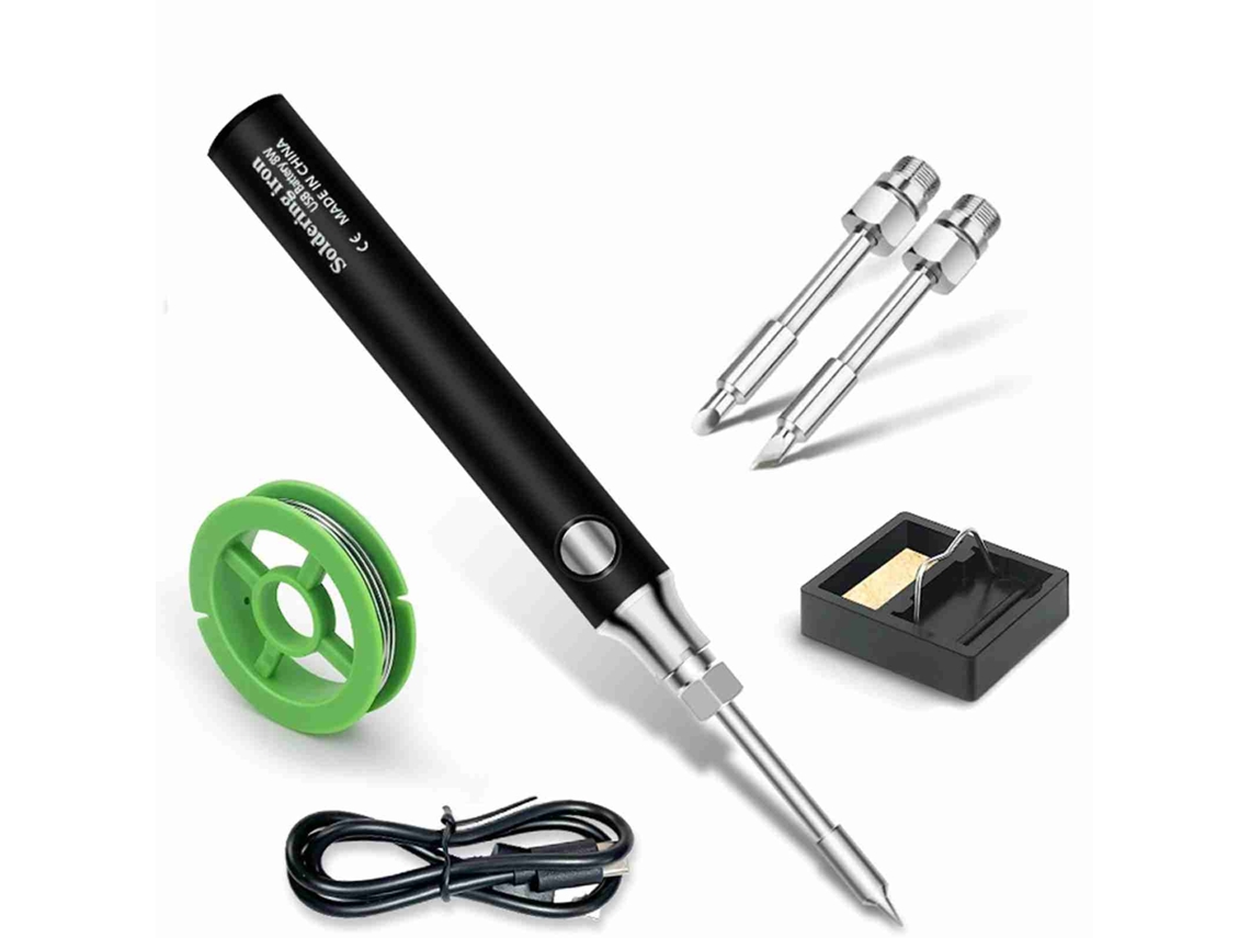 Soldadora De Ferro Sem Fio Recarregável Usb Compacta Portátil Ferramenta Segura Para Casa E Diy