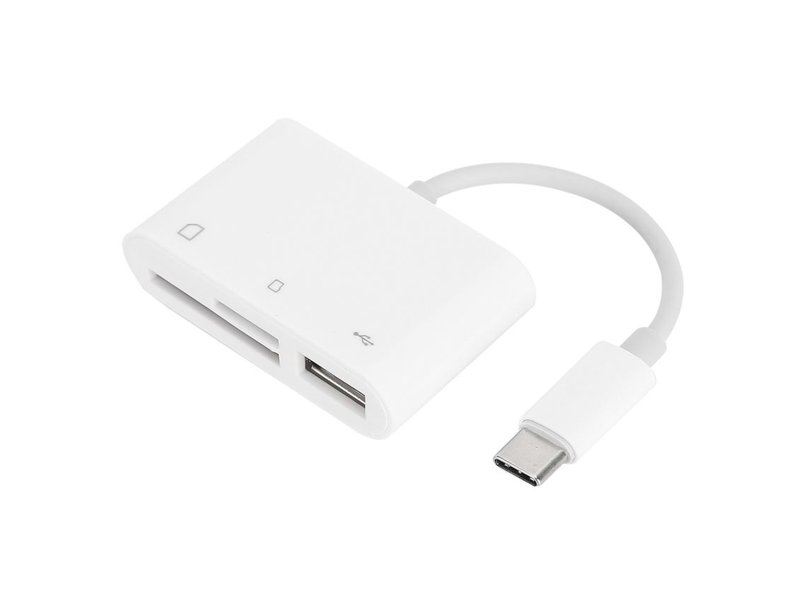Lurelia Leitor De Cartões Usb-c/usb Sd/tf Para Ios/android, Plug Play
