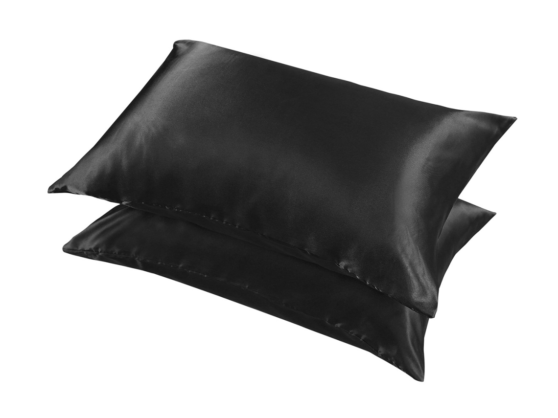 2Pack Fronha de Seda para Cabelo e Pele Macia Feminina de Cetim Fronha de Seda King Size Não.13